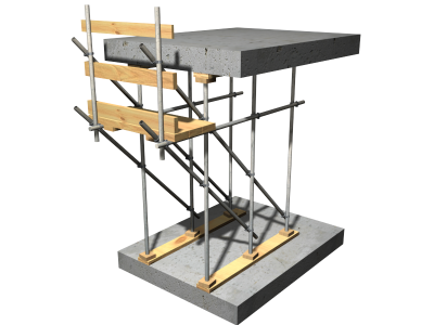 Plateforme de travail en porte-Ã -faux de bois Plateforme de travail en porte-Ã -faux de bois
