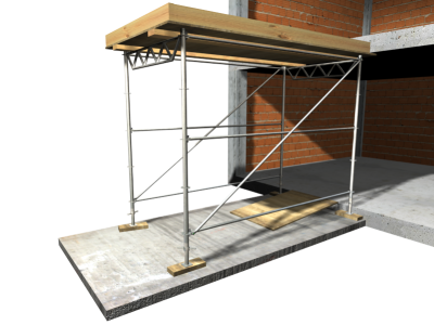 Tunnel de protection d'accès au bâtiment